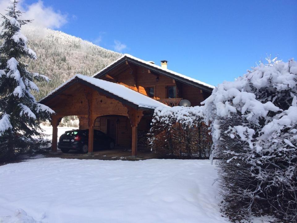 Chalet Olimon Saint-Jean-dʼAulps Exteriör bild