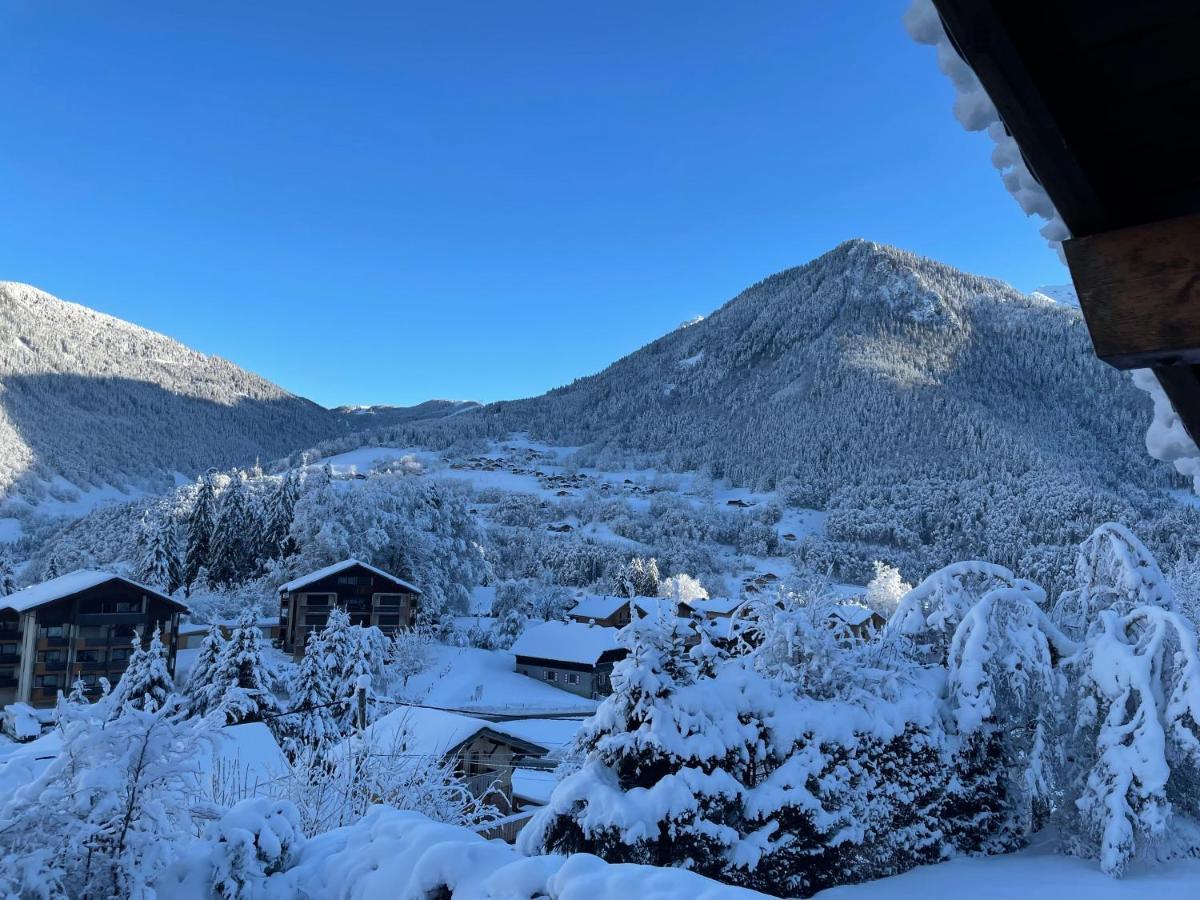 Chalet Olimon Saint-Jean-dʼAulps Exteriör bild