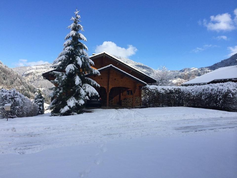 Chalet Olimon Saint-Jean-dʼAulps Exteriör bild